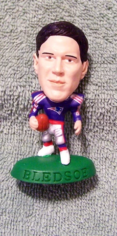 DREW BLEDSOE NEW ENGLAND PATRIOTS 1998 CORINTHIAN HEADLINER 3" FIGURE #NFL 134 Cover
