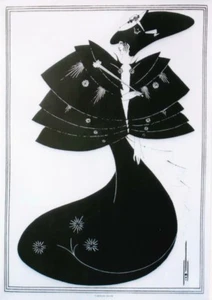 Póster original de colección BELLAS ARTES PRINTS BEARDSLEY EXPO 1966 - Imagen 1 de 1