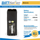 4200mAh NTN8294 NNTN9862 slim li-ion Battery for MOTOROLA XTS3000 3500 XTS5000