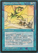 Illusions of Grandeur Ice Age PLD Blue Rare MAGIC MTG CARD (ID# 245252) ABUGames