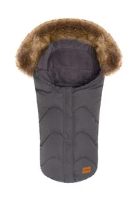 Fillikid Winterfußsack Lhotse grau Fußsack für Autositze Gruppe 0 Baby Schale - Bild 1 von 9