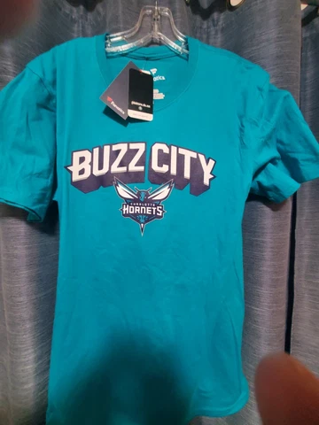 NBA Fanatics- Charlotte Hornets Buzz City T-Shirt New W/Tags Size Small or Large Cover