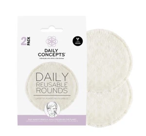 DAILY CONCEPTS || Daily Reusable Rounds Luxury Spa Goods (2-Pk) ✨NWT✨ - Picture 1 of 6