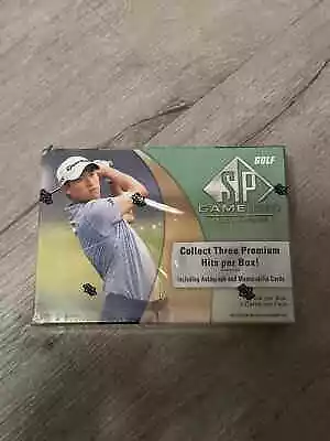 2024 Upper Deck SP Game Used Golf HOBBY BOX Factory Sealed SPGU