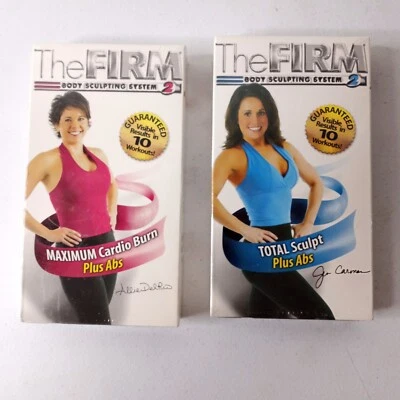 The Firm Body Sculpting System 2 Vintage New Sealed VHS Tapes 2003 - Image 1 of 4