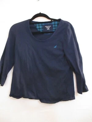 长袖圆领睡眠衬衫 — 第 1/4 张图片