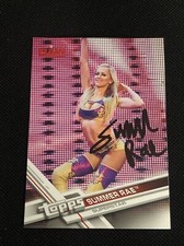 SUMMER RAE 2017 TOPPS WWE THEN NOW FOREVER WRESTLING SIGNED AUTOGRAPHED CARD
