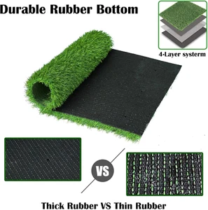 34" x 23" Fake Grass Pee Pad for Dogs Potty Training Turf Pets Mat - Indoor O... - Picture 1 of 12