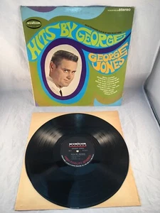 George Jones Hits By George LP Vinyl 33 Record Musicor Records White Lightnin' - Picture 1 of 10