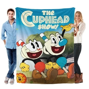 Cuphead Blanket Soft Bed Sofa Throw Cozy Lightweight Birthday Gift - Picture 1 of 17