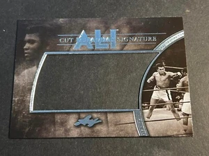2014 Leaf MISSING CUT SIGNATURE PROOF Two Pieces Muhammad Ali #MA-CS1 - Picture 1 of 4