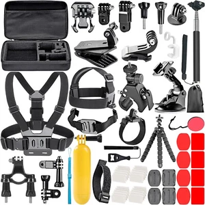Neewer 58 In 1 Action Kamera Zubehör Brustgurt f. GoPro Hero Camera Zubehör Set - Bild 1 von 6