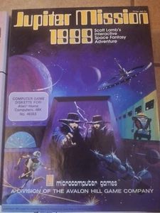 1984 Avalon Hill Jupiter Mission 1999 Atari Computer Game - Picture 1 of 4