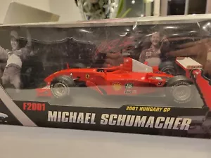Mattel M. Schumacher 2001 F1 Hungarian GP 1/18 Scale Diecast - Picture 1 of 8