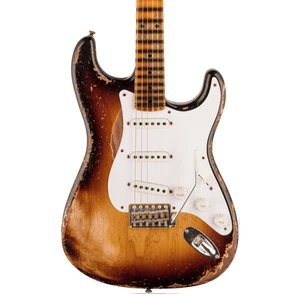 Fender 1954 Stratocaster Super Heavy Relic LE Guitar, Wide Fade 2-Color Sunburst - Picture 1 of 4