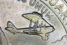 2023P Bessie Coleman Quarter Big Plane Wing Die Break Chip Mint Error Coin