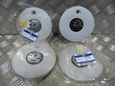 OEM Vauxhall Cavalier Cesaro Calibra Set of 4 wheel centre caps 1989 to 1997 NOS - Image 1 of 4
