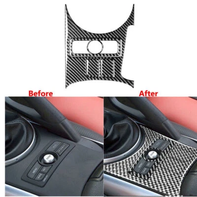 Carbon Fiber console Gear Shift Below Trim Cover For Mazda RX-8 RX8 2004-2008 Foto 1 de 4