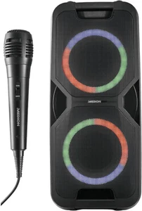 MEDION LIFE MD44498 Partylautsprecher Karaoke LC-Display Bluetooth Lichteffekte - Picture 1 of 3