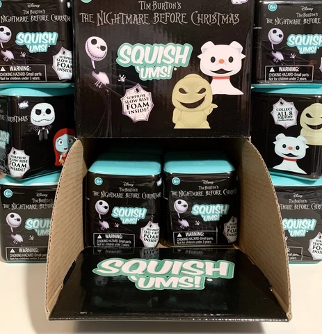 New/Sealed! - Disney Squish 'Ums Nightmare Before Christmas - Combined Shipping! Cover