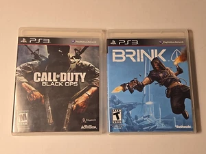 Call of Duty Black Ops/ Brink for PS3 Tested Clean Disc - Picture 1 of 6