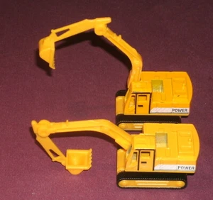 Dos Excavadoras Rastreadas Escala 1/145 N Construcción Diorama Modelo SunToys - Imagen 1 de 9