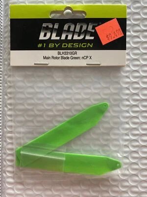 Blade Nano CP X Main Rotor Blade Set Green BLH3310GR - Image 1 of 2