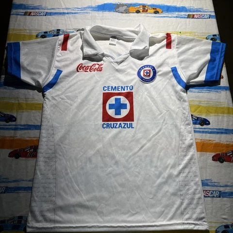 CRUZ AZUL White Soccer Futbol Jersey Mexico Liga MX / Fits like a Men's SMALL Cover