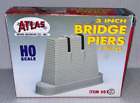 Atlas HO Scale, 3 INCH BRIDGE PIERS (4 Pieces)