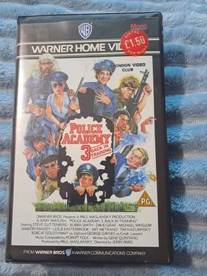 Police Academy 3 Back In Training VHS Video Tape PAL Big Box Ex Rental (Ref11) - Image 1 of 4