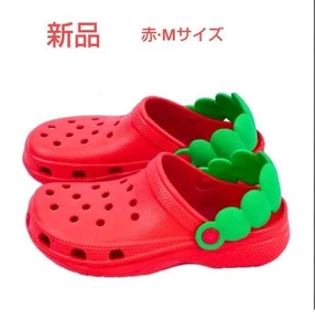 Scarpe ciabatte sandali fragola marca M misura 24 cm 10" frutta Kawaii Giappone - Foto 1 di 5