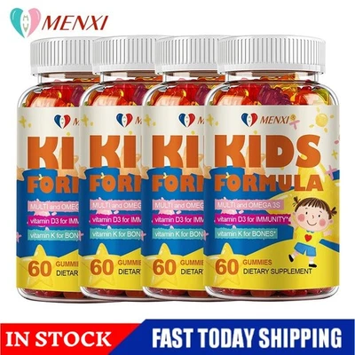 Gomitas multivitamínicas para niños - Vitaminas diarias para niños, vitamina C, D3 con zinc Foto 1 de 4