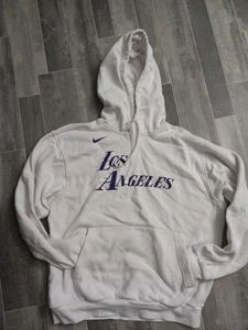 Nike Los Angeles Lakers Hoodie Herren Medium weiß lila Kapuzenpullover  - Bild 1 von 10