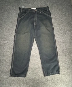 Signature Levi Strauss Carpenter Jeans Herren 36x30 Dark Wash Workwear Utility - Bild 1 von 13