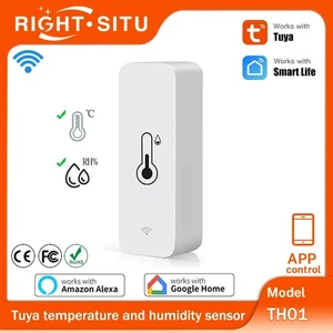 TUYA WiFi/Zigbee Temperature Humidity Sensor Thermometer Hygrometer Smart Home - Picture 1 of 6