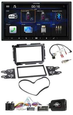 Alpine Bluetooth 2DIN Lenkrad DAB USB Autoradio für Honda HR-V RU ab 2015 schwar - Bild 1 von 4