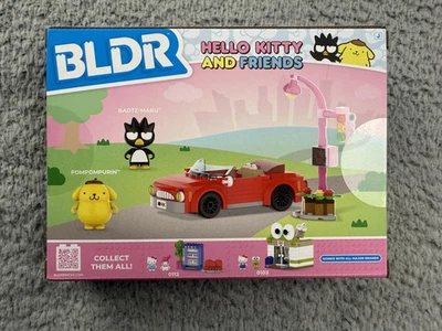 BLDR Hello Kitty and Friends Badtz-Maru Convertible Car Set 145 Pc Jazwares New - Image 1 of 4