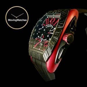 Franck Muller Conquistador GPG Chronograph Black Red Master of Complications 🔥 - Picture 1 of 10