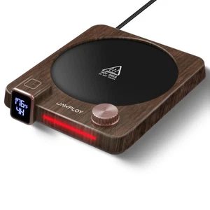 Calentador de tazas, temporizador de 9 temperaturas y 1-12H - Calentador de tazas de café de calentamiento rápido de 40 W para des... - Imagen 1 de 7