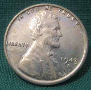 Centavo de trigo de acero Lincoln 1943-D - grado superior - detalles nítidos - Imagen 1 de 2