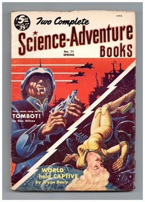 Two Complete Science-Adventure Books Pulp Mar 1954 #11 VG+ 4.5 - Image 1 of 3