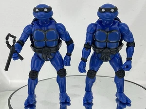 The Loyal Subjects TMNT Midnight Shadow BST AXN BLUE Donatello Michaelangelo Lot - Picture 1 of 7