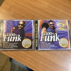 100% Funk Volumes 1 & 2 CD Compilations - Picture 1 of 3