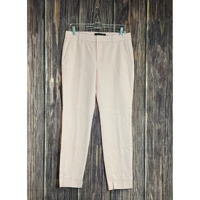 ZARA Trouser Pants Womens Sz EUR 36/ USA 04 Pink Cropped Slim Fit Split Ankle - Image 1 of 4