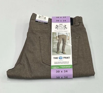 English Laundry Men's The 365 Pant Straight Leg, Brown, Size 30X34 - Image 1 of 4
