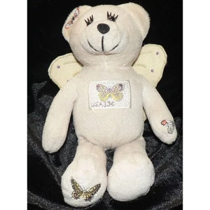 Butterfly Kisses USPS 13 Cent Stamp Bear Butterfly Stamp Timeless Toys 2002 - Picture 1 of 8