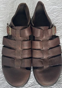 Dr. Marten Fenton braune Leder Fischer Sandalen Größe 12 - Bild 1 von 7