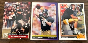 (3) Brett Favre Rookie Card Lot! HOF - Picture 1 of 2