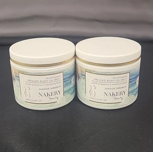 2Nakery Beauty Seaside Serenity SkinVitamin Pressed Body Oil 3.4 fl oz Brand New - Picture 1 of 4