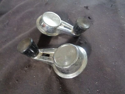 Bel Air Chevelle Chevy II Impala 1961-1964 manivelas de ventana de ala de ventilación perilla negra  Foto 1 de 4